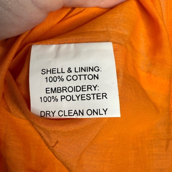 Marie Oliver Herra Fringe Embroidered Mini Dress Orange - XS - Picture 6 of 10